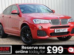Red Used 2017 BMW X4 M Sport SUV | £17,990 (Fair price)