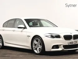 White Used 2016 BMW 530 M Sport | £19,500 (Fair price)