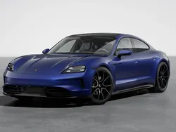 Gentian blue metallic New 2025 Porsche Taycan Sedan | £103,000