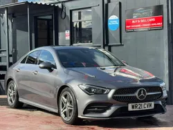 Grey Used 2021 Mercedes CLA220 AMG line Sedan | £22,340 (Super price)
