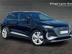 Black Used 2024 Audi Q4 e-tron S-Line SUV | £35,999 (Fair price)