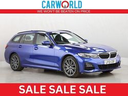 Blue Used 2021 BMW 330e M Sport Estate | £15,974 (Good price)