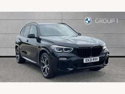 Black Used 2021 BMW X5 M Sport SUV | £48,218 (Fair price)