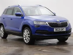 Energy blue Used 2021 Skoda Karoq SE L SUV | £16,495