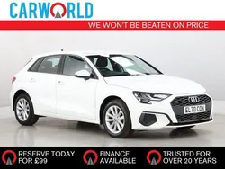 White Used 2020 Audi A3 Sportback Advanced Hatchback | £10,694 (Fair price)