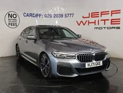 Blue Used 2021 BMW 545e M Sport Sedan | £24,988