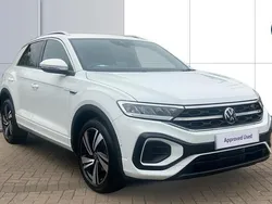 White Used 2023 VW T-Roc R-line SUV | £23,995 (Good price)