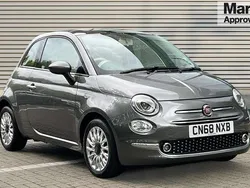 Grey Used 2018 Fiat 500 Lounge Hatchback | £7,074 (Fair price)