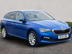 Blue Used 2021 Skoda Scala SE Hatchback | £10,993 (Fair price)