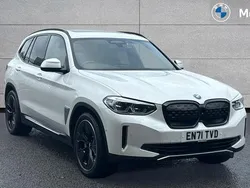 Mineral white metallic Used 2021 BMW iX3 Comfort Edition SUV | £28,420 (Fair price)
