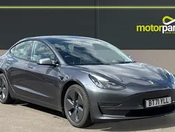 Grey metallic Used 2021 Tesla Model 3 Long Range Sedan | £17,000 (Fair price)