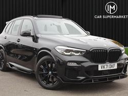 Black Used 2021 BMW X5 M Sport SUV | £38,885 (Fair price)