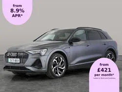 Grey Used 2021 Audi e-tron Black Edition SUV | £27,021 (Fair price)