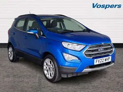 Blue Used 2022 Ford Ecosport Titanium SUV | £14,150 (Fair price)