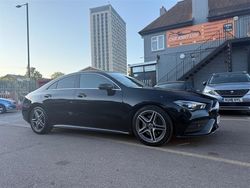 Black Used 2021 Mercedes CLA200 AMG line Coupe | £18,690 (Good price)