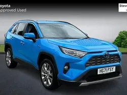Blue Used 2022 Toyota RAV4 Hybrid SUV | £30,463 (A bit pricey)