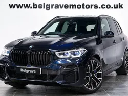 Carbon black metallic with black sensafin leather Used 2023 BMW X5 M Sport SUV | £49,250 (Fair price)