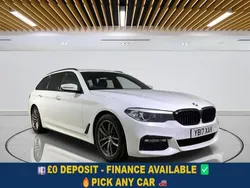 White Used 2017 BMW 530 M Sport Estate | £17,449 (Fair price)