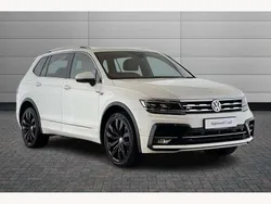 White Used 2020 VW Tiguan Allspace R-line SUV | £25,990 (Fair price)