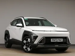 White Used 2023 Hyundai Kona Advanced SUV | £22,998 (Fair price)