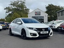 White Used 2016 Honda Civic Sport Hatchback | £6,790 (Fair price)