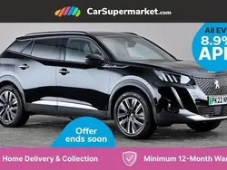 Black Used 2022 Peugeot e-2008 Premium SUV | £15,647 (A bit pricey)