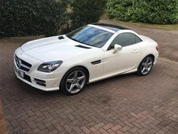 White Used 2016 Mercedes SLK200 AMG Cabriolet | £7,560