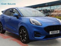 Blue Used 2021 Ford Puma ST-Line X SUV | £14,795 (Fair price)