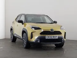 Yellow Used 2022 Toyota Yaris Hybrid Estate | £20,498 (Fair price)