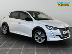 White Used 2021 Peugeot e-208 Premium Hatchback | £11,995 (Good price)