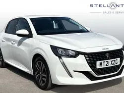 White Used 2021 Peugeot 208 Allure Hatchback | £12,502 (Good price)