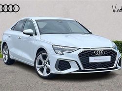 White Used 2022 Audi A3 S-Line Sedan | £21,951 (Fair price)