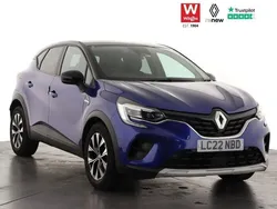 Black/blue Used 2022 Renault Captur LIMITED SUV | £14,599 (Fair price)