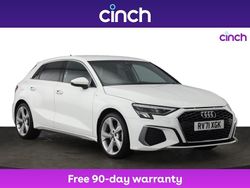 White Used 2021 Audi A3 S-Line Hatchback | £20,969