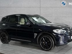 Carbon black Used 2021 BMW iX3 Shadowline SUV | £25,056 (Fair price)