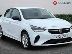 Special metallic jade white Used 2021 Vauxhall Corsa Hatchback | £9,937 (Fair price)