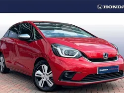 Crystal red Used 2021 Honda Jazz EX Hatchback | £17,190 (Fair price)