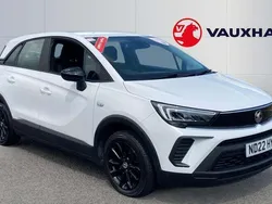 White Used 2022 Vauxhall Crossland Design Edition SUV | £11,690 (Good price)