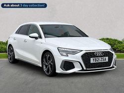 White Used 2021 Audi A3 S-Line Hatchback | £21,941 (Fair price)