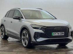Silver Used 2024 Audi Q4 e-tron Black Edition SUV | £34,950 (Good price)