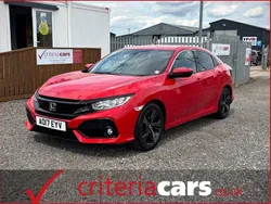 Red Used 2017 Honda Civic SR Hatchback | £7,999 (A bit pricey)