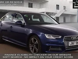 Blue Used 2017 Audi A4 S-Line Sedan | £12,840 (Fair price)