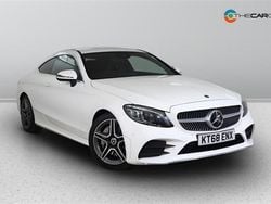 White Used 2019 Mercedes C300 AMG Line Premium Coupe | £19,794 (Good price)