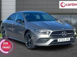 Grey Used 2023 Mercedes CLA250e AMG line Sedan | £25,990 (Fair price)