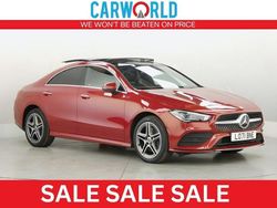 Red Used 2021 Mercedes CLA250e AMG Line Premium Plus Sedan | £16,990 (Super price)