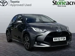 Grey Used 2022 Toyota Yaris Hybrid Design Hatchback | £16,000 (Fair price)