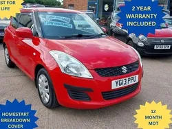 Red Used 2013 Suzuki Swift Hatchback | £4,195 (Fair price)