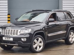 Black Used 2012 Jeep Grand Cherokee Overland SUV | £7,995