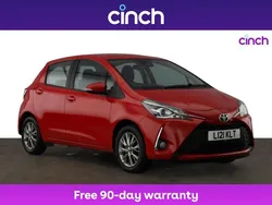 Red Used 2019 Toyota Yaris Hatchback | £10,399 (Fair price)