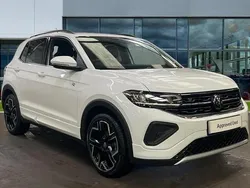 White Used 2025 VW T-Cross R-line SUV | £26,495 (Expensive)